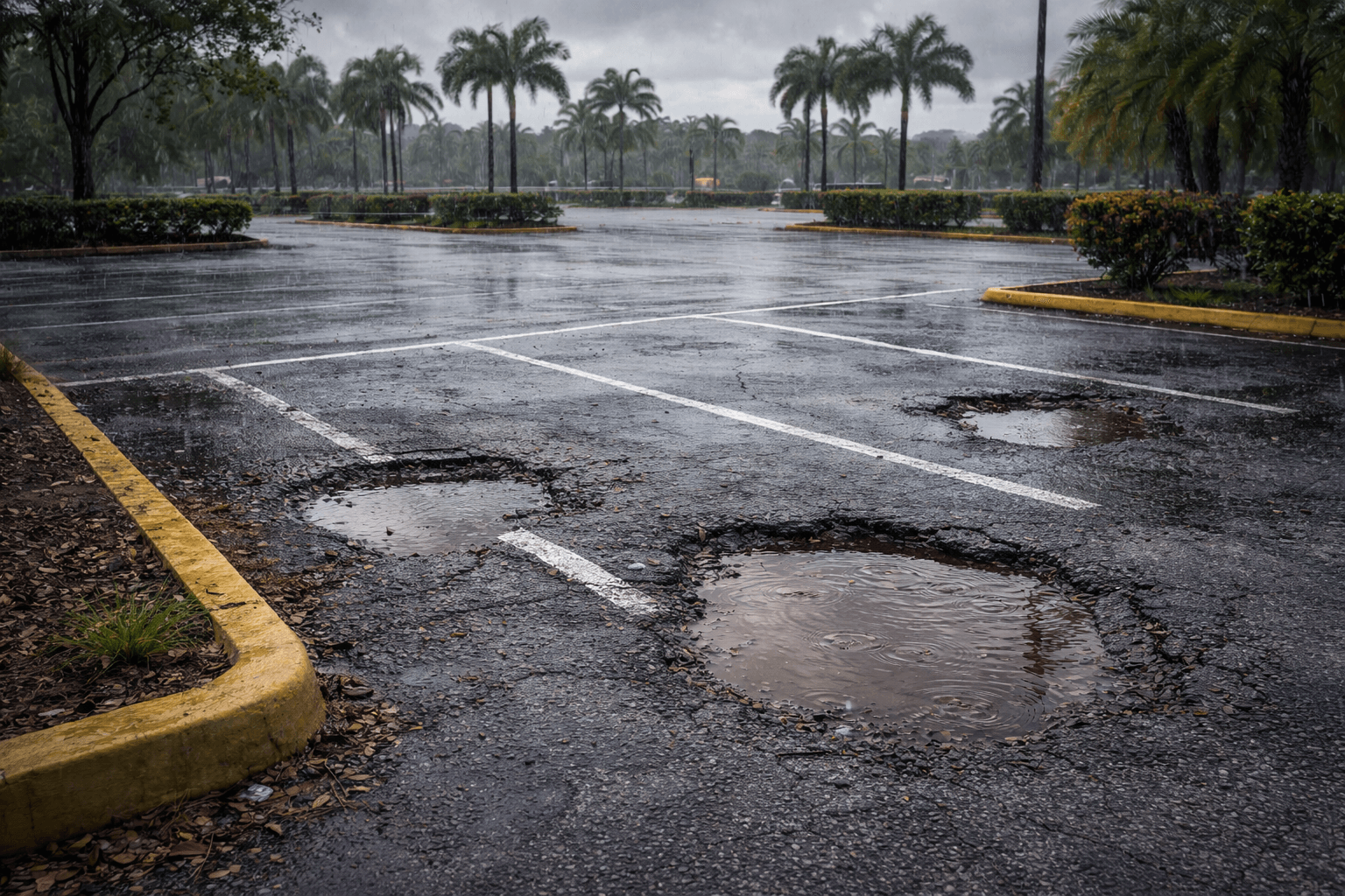 Parking Lot Maintenance in Martin County, FL | Lot Sealers Parking Lot Maintenance services in Martin County, Florida