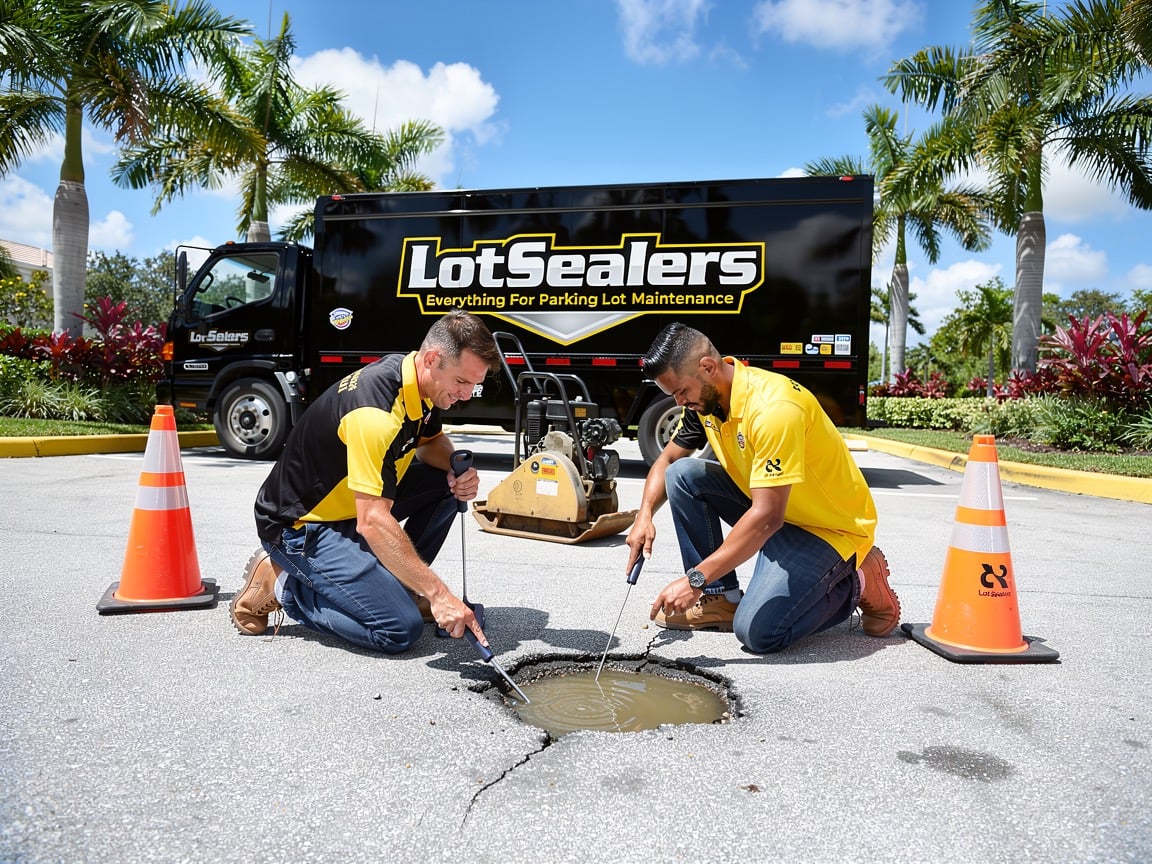 Pothole Repair in Indian River County, FL | Lot Sealers Pothole Repair services in Indian River County, Florida