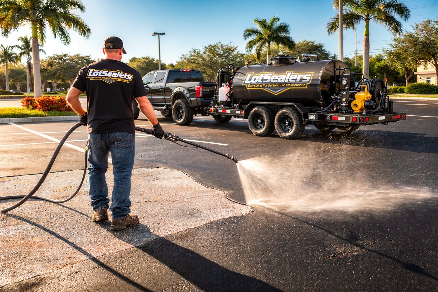 Parking Lot Sealcoating in St. Lucie County, FL | Lot Sealers Parking Lot Sealcoating services in St. Lucie County, Florida